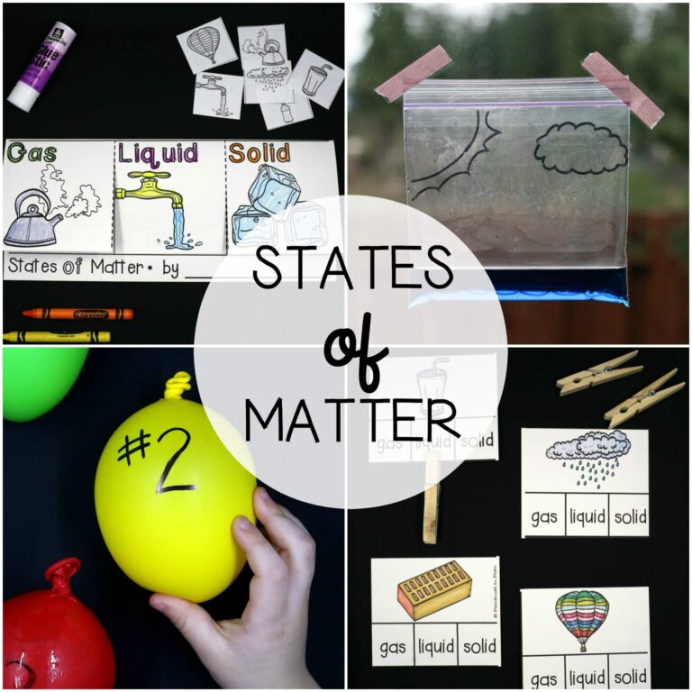 States of Matter Activity Pack