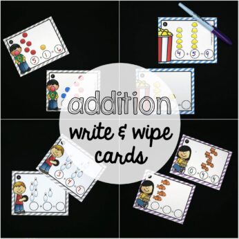 Addition Write and Wipe Cards - The Stem Laboratory