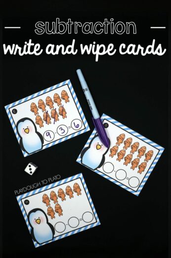 Subtraction Write and Wipe Cards - The Stem Laboratory