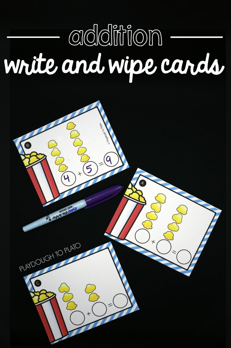 Addition Write and Wipe Cards - The Stem Laboratory