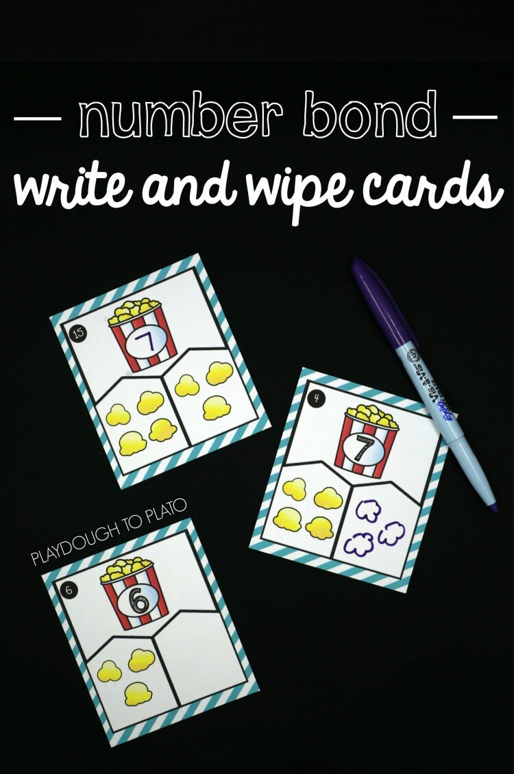 Number Bond Write and Wipe Cards - The Stem Laboratory