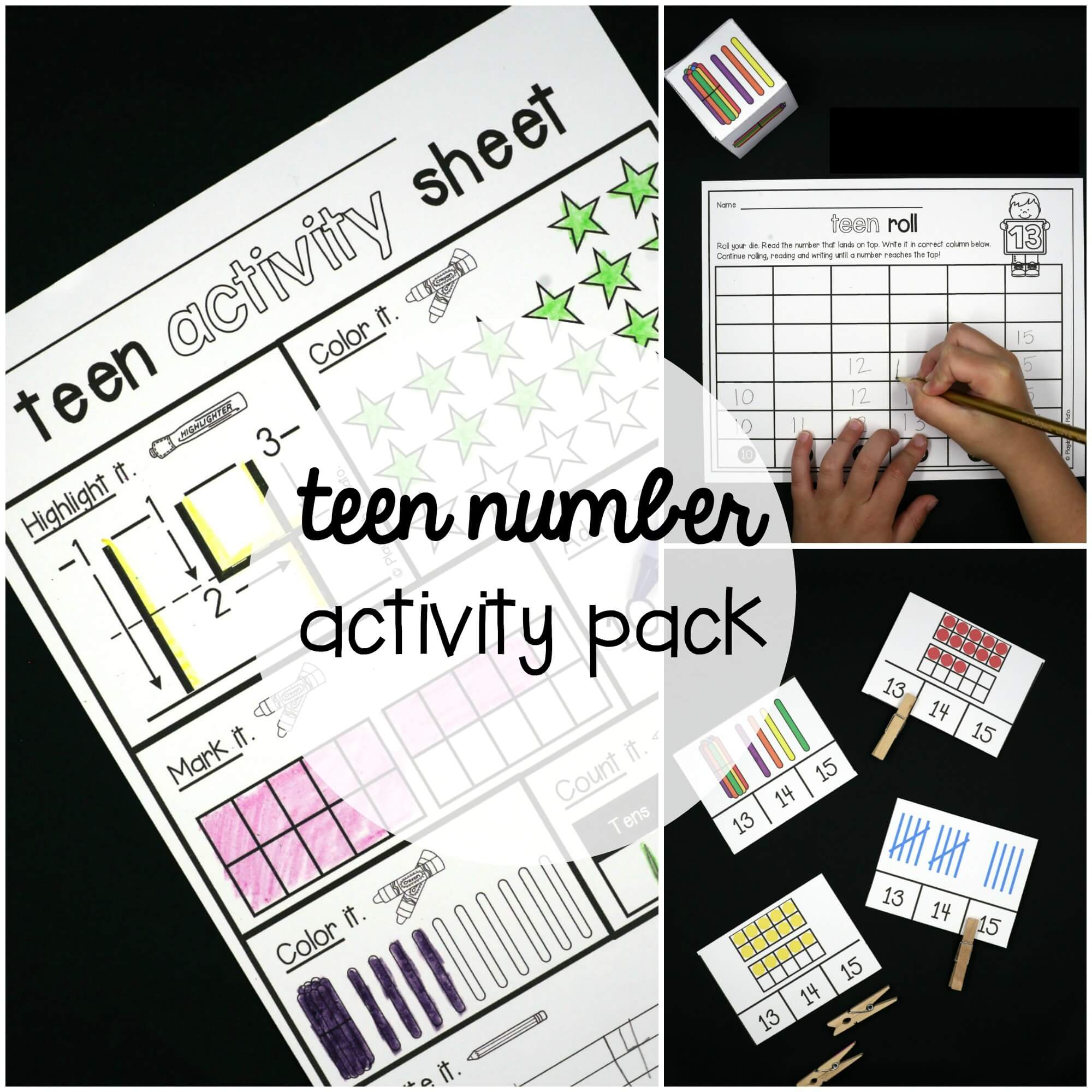 Teen Number Activity Pack