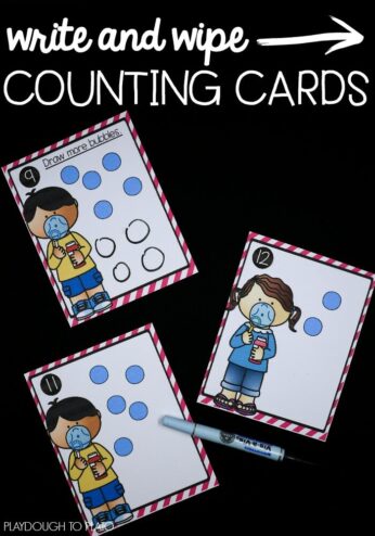 Write and Wipe Counting Cards - The Stem Laboratory