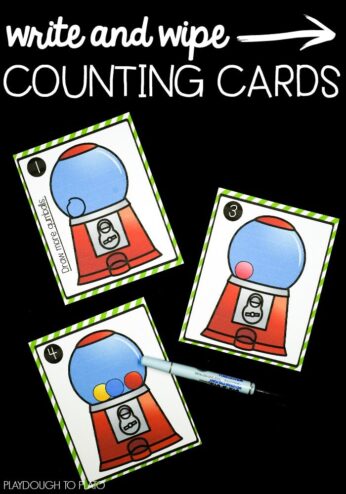 Write and Wipe Counting Cards - The Stem Laboratory