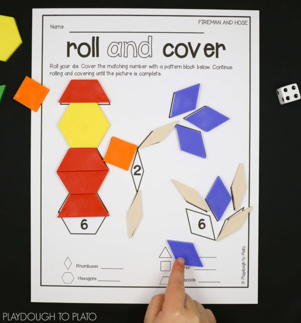 Community Helper Pattern Block Mats - The Stem Laboratory