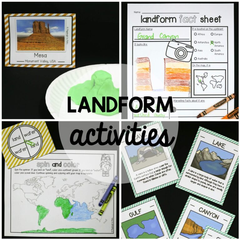 Landform Activity Pack