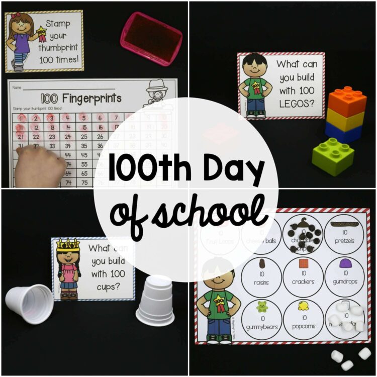 100th Day of School Activities - EDITABLE - The Stem Laboratory