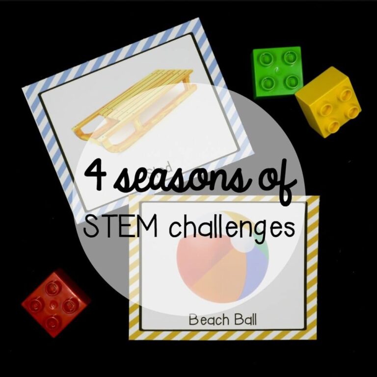 STEM Challenge: 4 Seasons of Building Cards