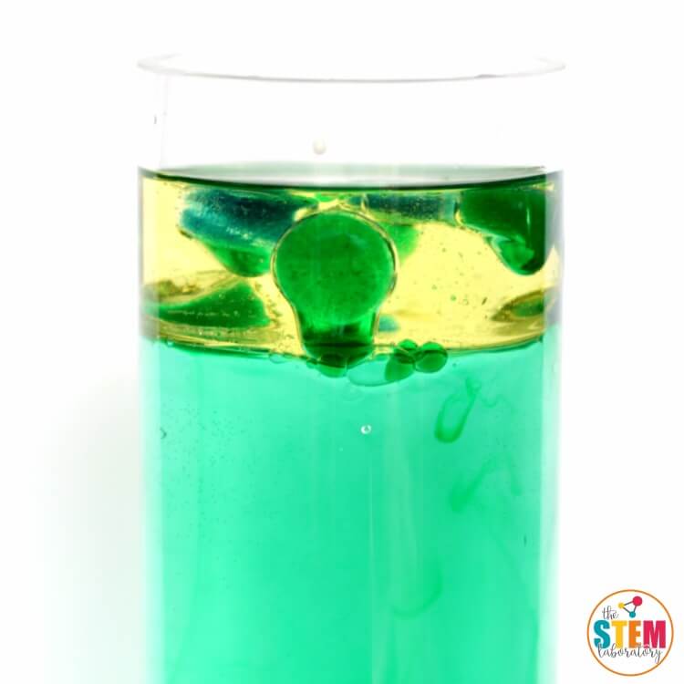Oil and Ice Density Experiment