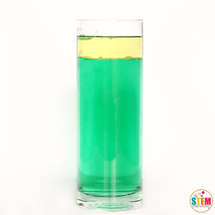 Oil and Ice Density Experiment