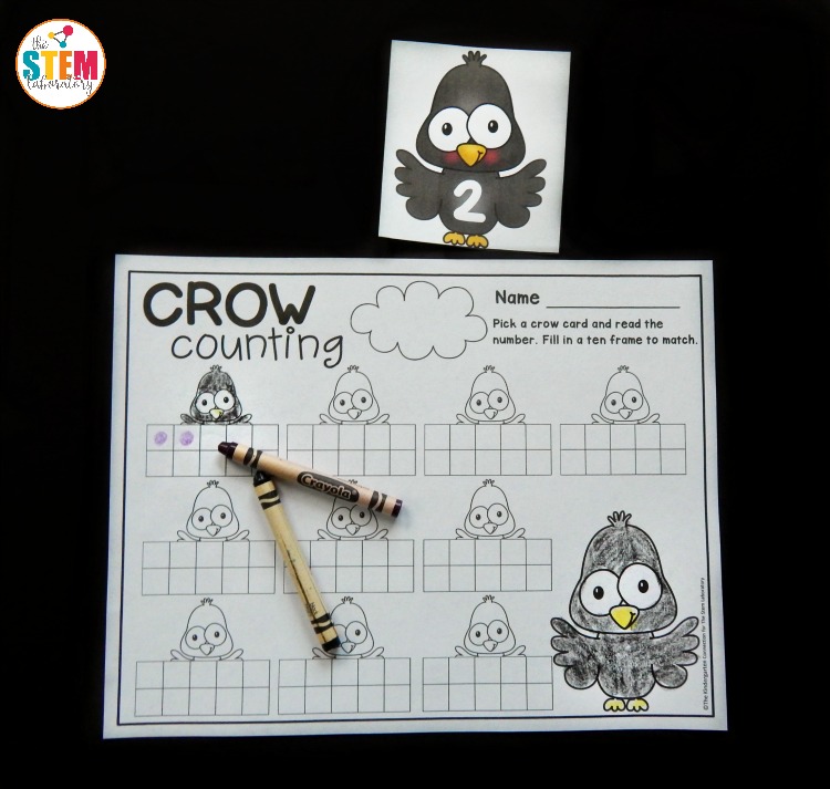 Fall Crow Counting Math Center