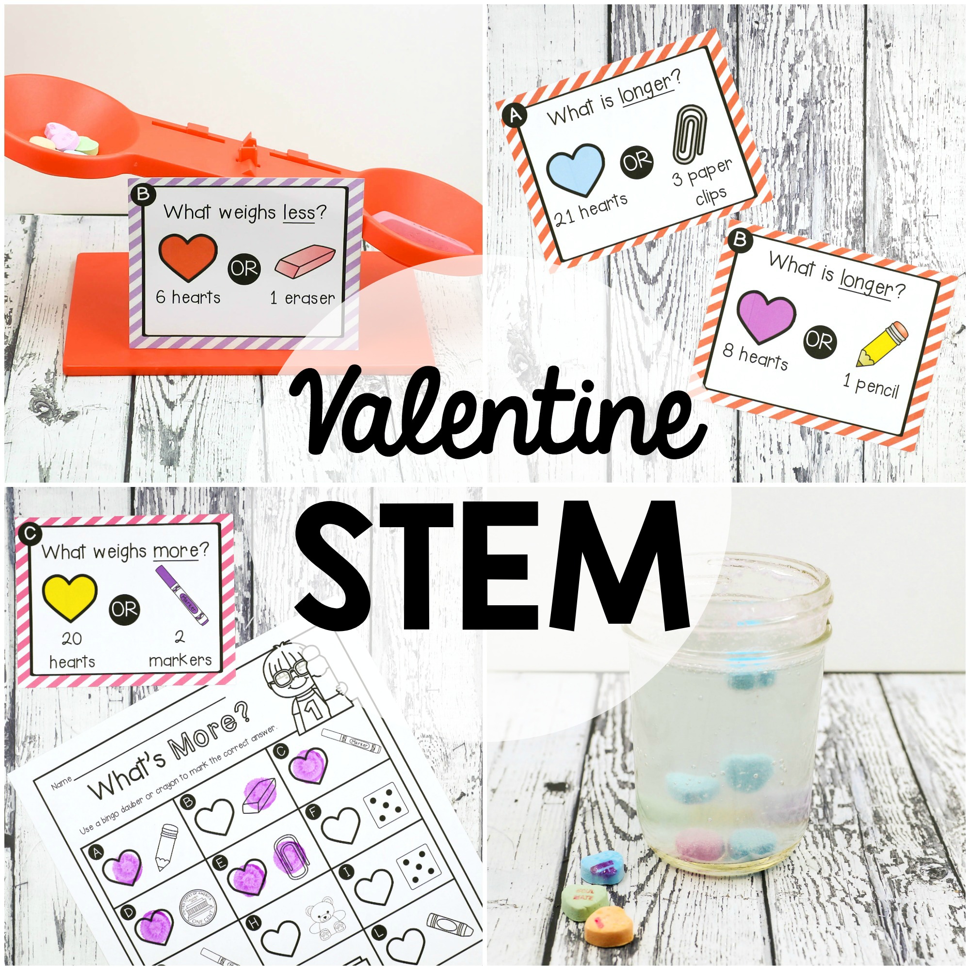 Valentine’s Day STEM Challenges