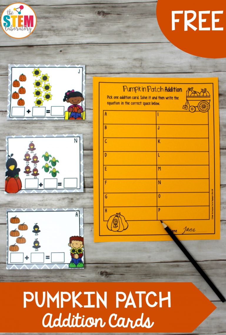 Addition Cards #1 - The Stem Laboratory