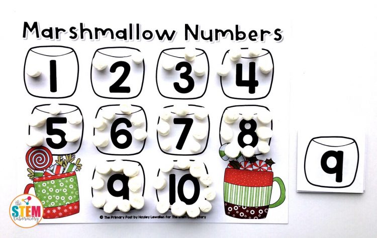 Marshmallow Numbers 1-10
