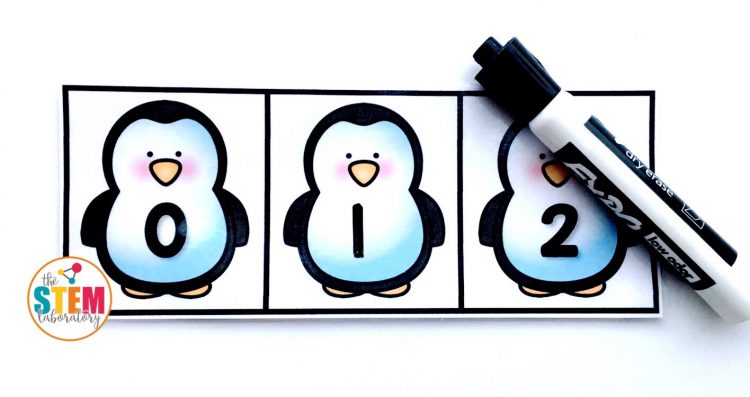 Penguin Write and Wipe Numbers - The Stem Laboratory