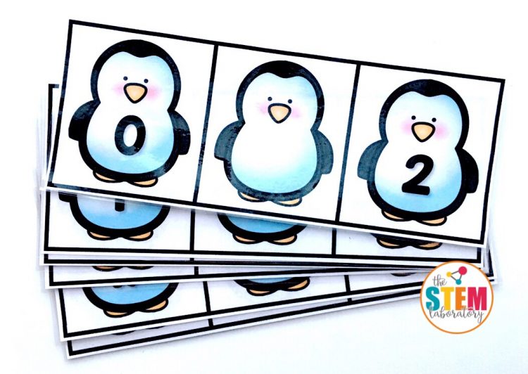 Penguin Write and Wipe Numbers - The Stem Laboratory