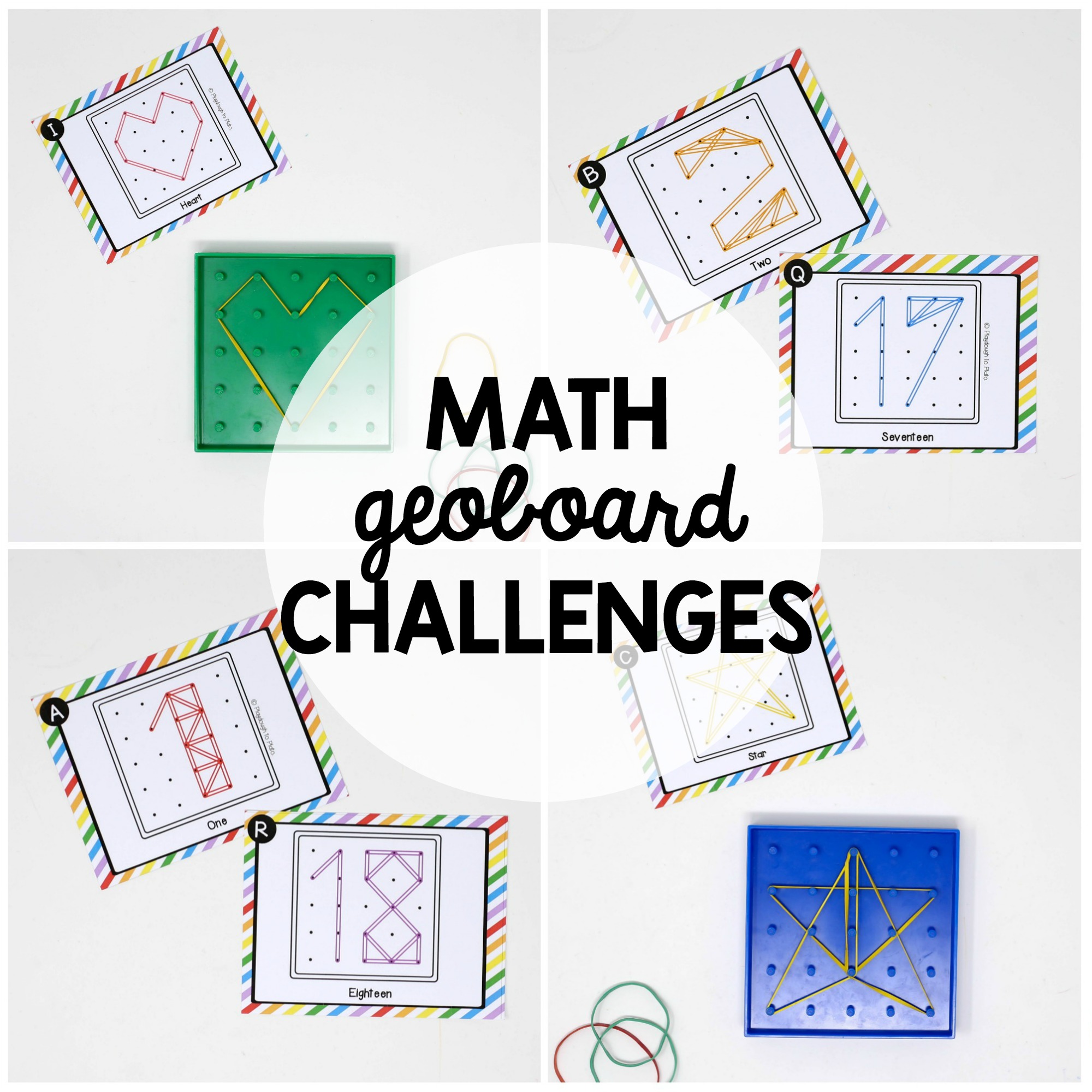 Math Geoboard Challenges