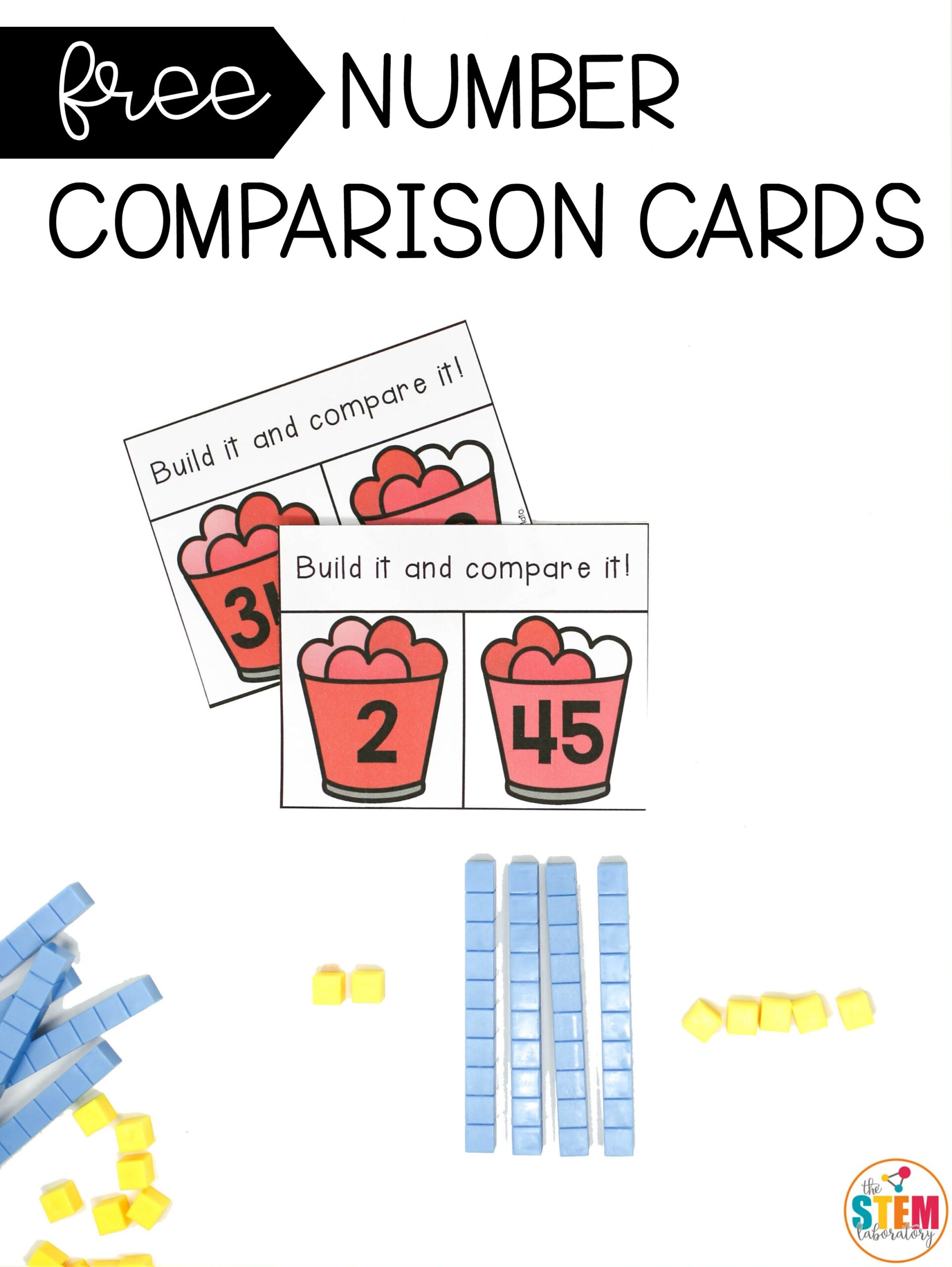 Number Comparison Cards
