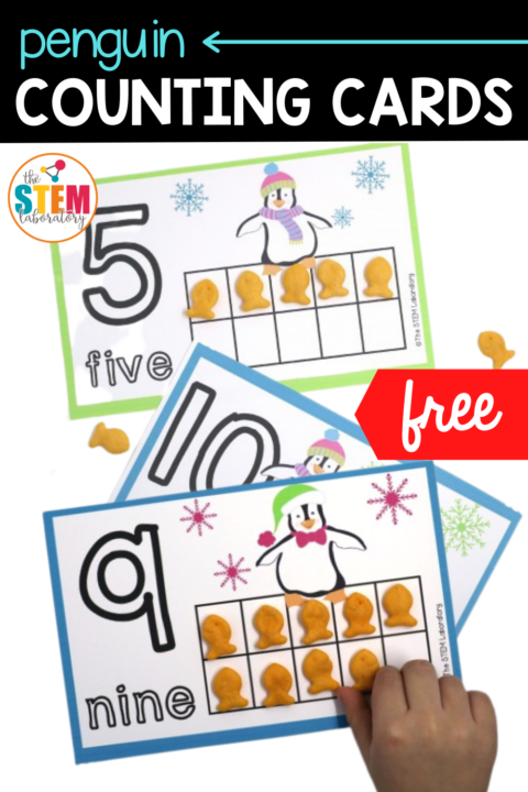 Penguin Counting Cards - The Stem Laboratory
