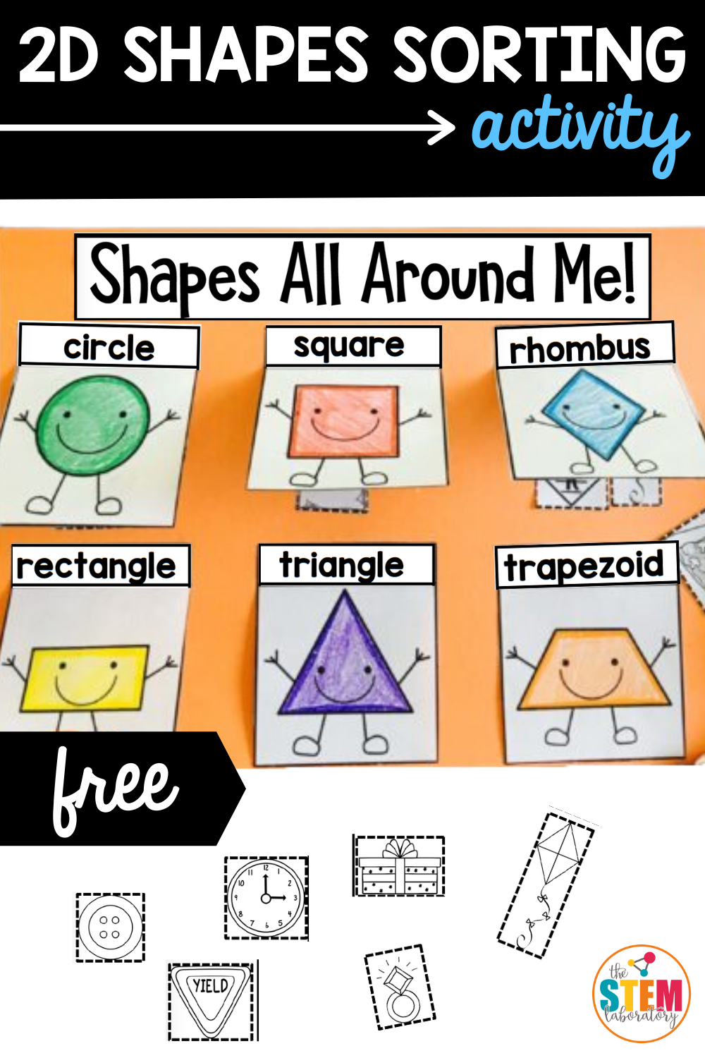 2D Shapes Sorting Activity The Stem Laboratory